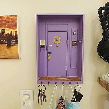 Friends Monica's Door uchwyt na klucze na cian,