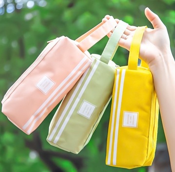 Piórnik Saszetka do szkoły Kosmetyczka granat dług