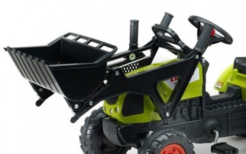 Трактор Falk Claas с прицепом и педальным ковшом для дома, сада и двора