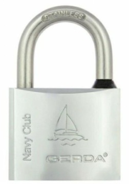 Нержавеющий замок с хромированным покрытием, 50 мм / NAVY CLUB
