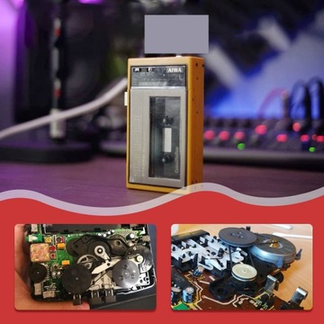 100SZT PASKI NAPĘDOWE DO MAGNETOFONU KOMPLET CZARNY