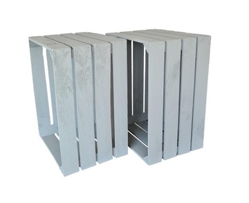 ДЕРЕВЯННАЯ КОРОБКА Серые КОРОБКИ 50x40x30