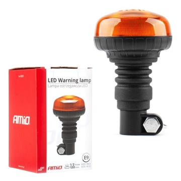 LAMPA OSTRZEGAWCZA MINI KOGUT 18 diod Led SMD FLEX / HOMOLOGACJA / IP56