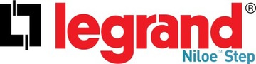 Legrand NILOE STEP Одинарная черная рамка