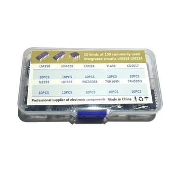 100 шт. 10-значный набор микросхем, с
