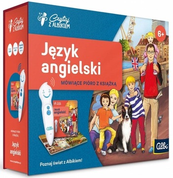 CZYTAJ Z ALBIKIEM ZESTAW JĘZYK ANGIELSKI + PIÓRO