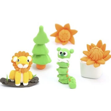 MAGIC FOAM CLAY БОЛЬШОЙ НАБОР ПОЛИМЕРНАЯ ГЛИНА ПЕНА ПЛАСТИК