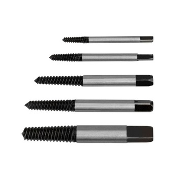 ЭКСТРАКТОРЫ ДЛЯ СЛОМАННЫХ ВИНТОВ для ремонта резьбы сломанных гнезд шпилек, 5 шт.