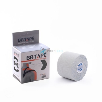 Taśma tejp do kinesiotapingu BB Tape 5cmx5m