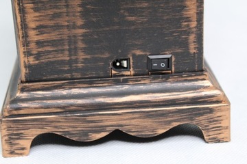 СВЕТОДИОДНЫЙ КАМИН - ЛАМПА - ЧАСЫ - ЭФФЕКТ АНТИК - ЭЛЕКТРИЧЕСТВО