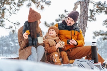ТУРИСТИЧЕСКИЙ ТЕРМОС ДЛЯ ЧАЯ, ВАКУУМНЫЙ, ЧЕРНЫЙ, 1Л