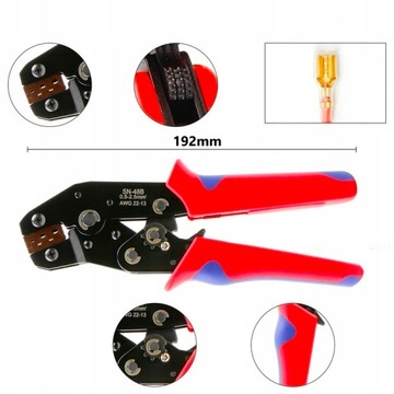 НАБОР ОБЖИМНЫХ ИНСТРУМЕНТОВ ДЛЯ АВТОМОБИЛЬНЫХ РАЗЪЕМОВ, 450 РАЗЪЕМОВ, БОЛЬШОЙ
