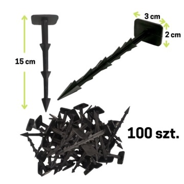 Нетканый материал Black Light Garden для клубники УФ 50 г 3,2х20м + анкеры
