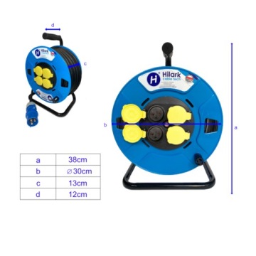 H05VV-F OWY 3x2.5 2M TO CAMPER CEE CONNECTOR