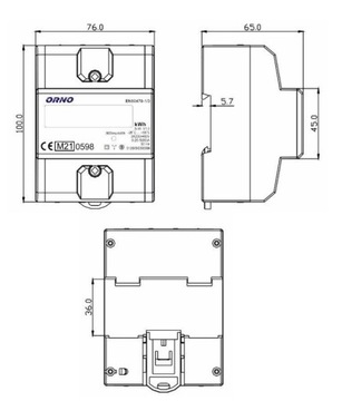 Счетчик Orno 400 В IP20 80 А