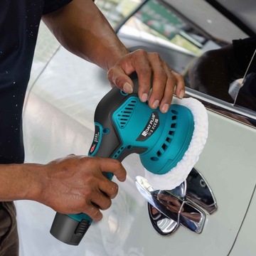 Беспроводная полировальная машинка с питанием от аккумуляторов + 2 аккумулятора 2,0 Ач.