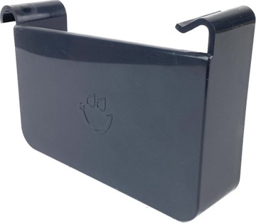 Zaślepka PRAWA PCV do rynny 125mm GALECO STAL2 grafit RAL 7015