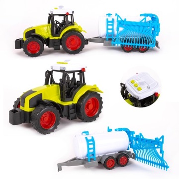 9051 TRAKTOR PRZYCZEPA maszyna na baterie DŹWIĘKI