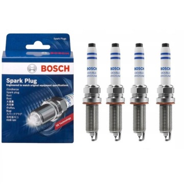 4x ŚWIECE ZAPŁONOWE BOSCH FR 7 HPP 33+ PLATINIUM