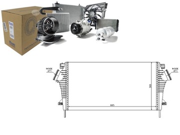 INTERCOOLER NISSENS 1302647 13241751