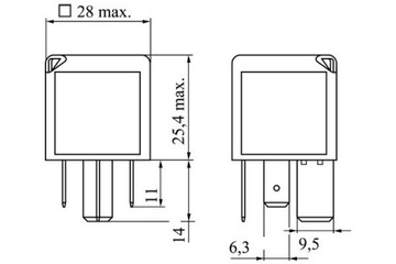 BOSCH RELÉ ELELKTRICKÝ 0 986 332 001