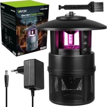ИНСЕКТИЦИДНАЯ ЛАМПА КОМАРНАЯ ЛАМПА FLY ВОДОНЕПРОНИЦАЕМАЯ УФ-ЛОВУШКА VAYOX
