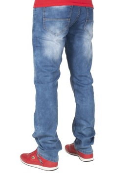 Spodnie męskie jeans W:33 90 CM L:32 granat