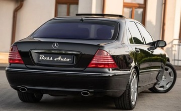 Mercedes Klasa S W220 Sedan 5.5 V12 (600) L 500KM 2003 Mercedes-Benz Klasa S S600L V12 500KM Navi Xeon Skora Masaze Full FULL Gw, zdjęcie 11