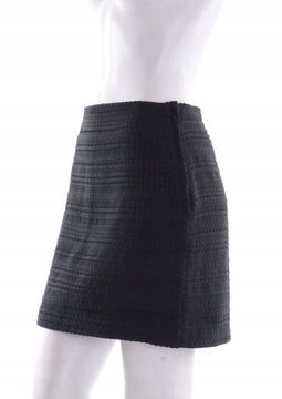 H&M czarna mini spódniczka żakard r. 38