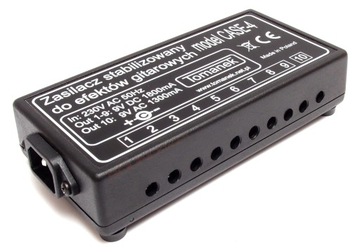 TOMANEK ZASILACZ 10 EFEKTÓW 9x9V DC 1x9V AC CASE-4