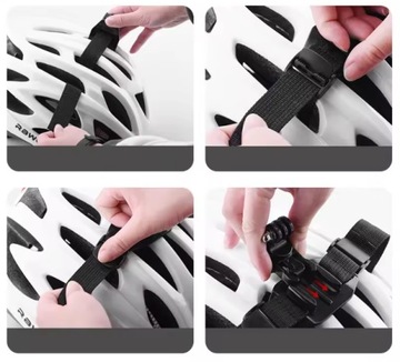 Uchwyt HELMET STRAP Mocowanie Kask SHOOT dla GOPRO DJI ACTION (GP.82-B)