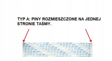 ЛЕНТОЧНЫЙ КАБЕЛЬ FFC FPC 30PIN RASTER 0,5 ММ 40 СМ ТИП A