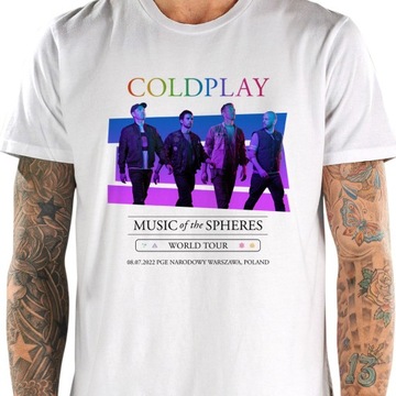 COLDPLAY KOSZULKA MĘSKA S - WYPRZEDAŻ