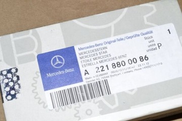 MÍŘIDLO HVĚZDA MERCEDES S TŘÍDA W222 2013-2020