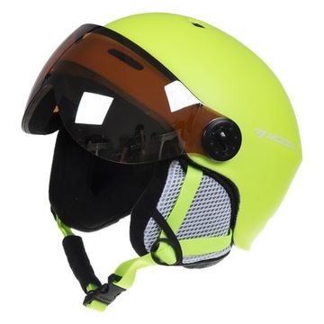 Kask narciarski z goglami, różne kolory, M/55-58CM