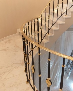 Балясины для французской лестницы, латунь, CLASSIC