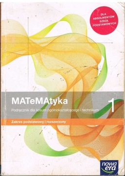 MATEMATYKA 1 PODRĘCZNIK ZPiR BABIAŃSKI NOWA ERA