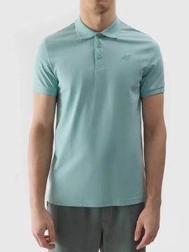 KOSZULKA MĘSKA POLO 4F POLÓWKA SPORTOWA T-SHIRT BAWEŁNIANY SS24M129