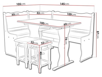МИНИ Кухонный Угловой Диван