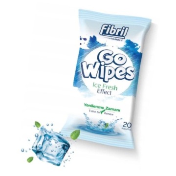Серветки вологі освіжаючі Aqua Wipes Go Серветки Ice Fresh 1 шт. 20 шт.