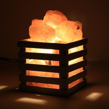 Лампа из гималайской кристаллической соли для спальни