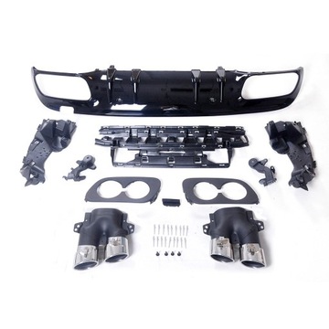 DIFUZOR ZADNÍ DO MERCEDES C-CLASS (W205) SEDAN 2013 -