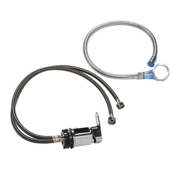 Набор с распылителем для шампуня 70 см. Смеситель 70 см. Мягкий шланг JE