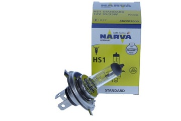 NARVA HS1 ЛАМПОЧКА 12В 35/35Вт PX43T 3 шлица - аналогична h4
