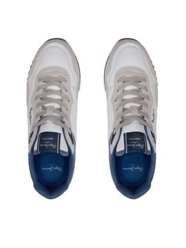 Pepe Jeans Sneakersy London Seal M PMS40001 White 800