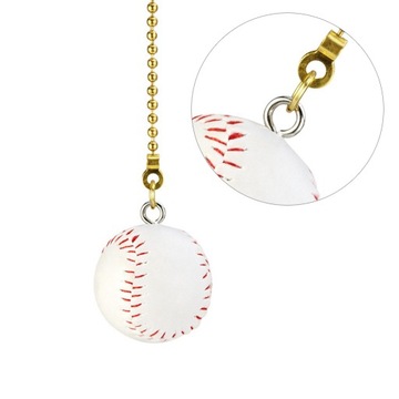 WENTYLATOR SUFITOWY WYCIĄGA ŁAŃCUCH SPORTOWY W KSZTAŁCIE BASEBALLU