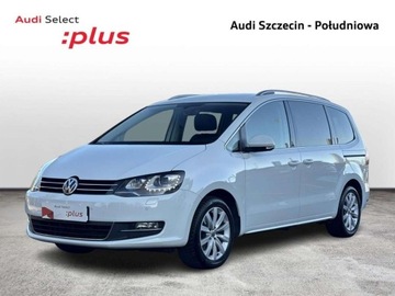 Volkswagen Sharan II Van Facelifting 2.0 TSI 220KM 2017 Volkswagen Sharan 7 miejsc VAT marza Nawigacja Tempomat ACC Biksenony