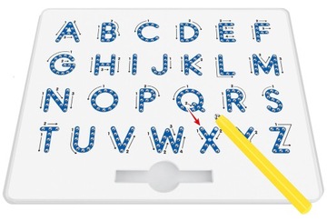 ИГРУШЕЧНАЯ ДОСКА С АЛФАВИТОМ, МАГНИТНЫЕ ШАРИКИ, БУКВЫ