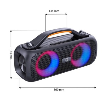 Мобильная колонка MANTA SPK216 Черный