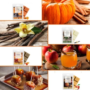 НАБОР 8х 71г СОЕВОГО АРОМАТИЧЕСКОГО ВОСКОВ АРОМАТИЧЕСКИХ ВОСКОВ ДЛЯ КАМИНА В ПОДАРОК